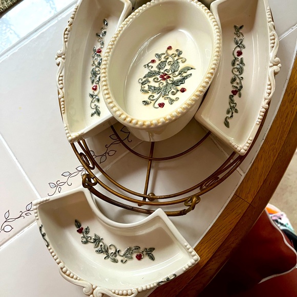 Holiday serving platter - Picture 3 of 4